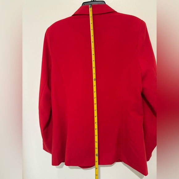 Vibrant Red Blazer Women’s size medium - Picture 6 of 6